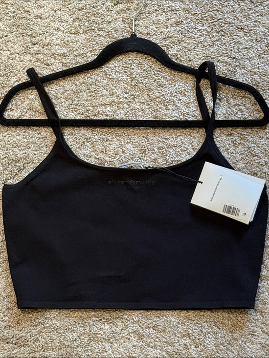 Alexander Wang Tops - NWT Alexander Wang Scoop Neck Tank Printed High Density Logo